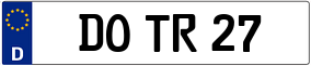 Truck License Plate